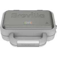 Breville Sandwichtoaster Küchengeräte VST070X Jumbo Weiß Edelstahl praktisch leistungsstark