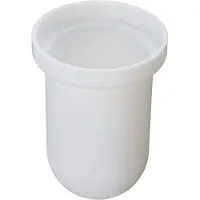 Emco Rondo Ersatzglas 501500091 Kunststoff weiß, für WC-Bürstengarnitur