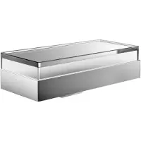 Emco liaison Flüssigseifenspender 182100104 Glas satiniert, Einhandbedienung, chrom chrom Glas satinie...