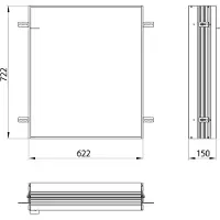 Emco 949700010 Einbaurahmen prime 00010