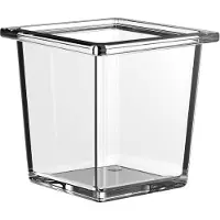 Emco liaison Glasschale (Reling) 186600002 tief, 97.5x99x97.5mm, chrom chrom tief, 97,5x99x97,5mm