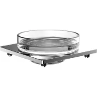 Emco EC Seifenhalter liaison 00102 183000102 Kristallglas klar, chrom chrom Kristallglas klar