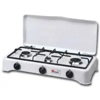 CFParker Fornello Parker Gas 3f Griglia Smaltata