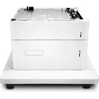 HP 1x550-Blatt Papierzuführung/ 2000-Blatt High-Capacity Zuführung mit Druckerunterstand
