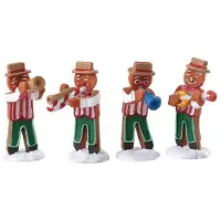 Lemax Weihnachtsfigur Gingerbread jazz set of 4 (mix)