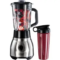 Russell Hobbs Standmixer 2-in-1 mit 1,5L Glasbehälter, BPA-frei, 23821-56