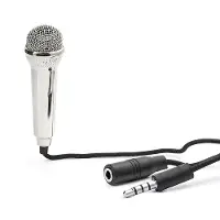Kikkerland - Mini Karaoke Microphone - Silver (US133-EU)