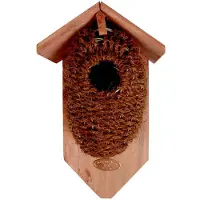 Best for birds Kokos-Nestbeutel mit Holzdach