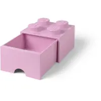 LEGO Stein mit 4 Noppen &amp; Schubfach in Hellviolett