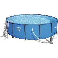 Bestway Frame Pool “Steel Pro” Set 457x107 cm - rund - 14.970 l; 56488