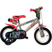 Marvel Cykel 12 Zoll, Metallic Grau