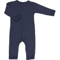 Joha Stampler - Wolle/Seide - Navy - - 60 - Strampler