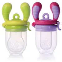 Kidsme Food Feeder 2er-Pack, Lila/Limette