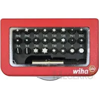 Wiha Bit-Sortiment von 31-teilig in Kunststoffbox mit Gürtelclip - Industriequalität - 41130
