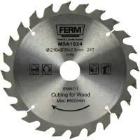 Ferm Kreissägeblatt 210x30 mm 24z M