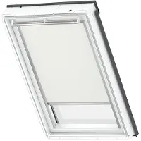 Velux Verdunkelungsrollo uni beige manuell Rahmen aluminium DKL UK04 1085S