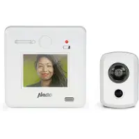 Alecto DC-700 - Digitaler Türspion mit 2.4" Display, weiß