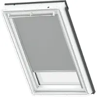 Velux Original Verdunkelungsrollo für dachfenster SK06, Grau, Grauer Führungsschiene