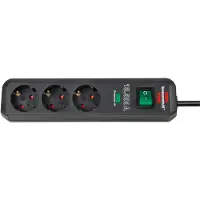 Brennenstuhl 1158810315, 1,5 m, Drinnen, Typ F, IP20, Anthrazit, 3 AC-Ausgänge