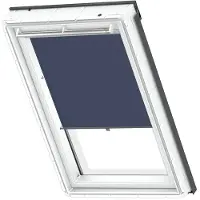 Velux Dachfensterrollo "mit Haltekrallen RHL FK00/CK00/MK00/SK00 9050" Lichtschutz Sichtschutz ohne Bohren freihängend Lichtregulierung und Privatsphäre