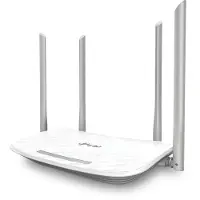 TP-LINK Archer C50 AC1200 Dual-Band-WLAN-Router, 4 externe Antennen, App-Steuerung, Weiß