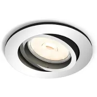 Philips myLiving Donegal Einbau- und Einlegeleuchte, Einbaustrahler, GU10, 1 Glühbirne(n), LED, 220-240 V, Chrom