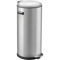 EKO - Belle Deluxe Treteimer 30 Liter - Stainless steel Plastic - Matt Edelstahl