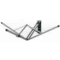 Brabantia WallFix, Wall-mountable rack, Silber, 1800 mm, 1820 mm, 450 mm