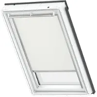 Velux Original Verdunkelungsrollo für dachfenster SK06, Hellbeige, Grauer Führungsschiene
