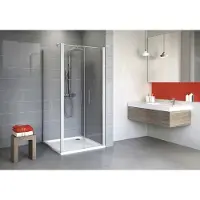 Schulte Pendeltür »Alexa Style 2.0«, Pendeltür, BxH: 90 x 192 cm - silberfarben