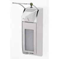 Ophardt hygiene IMP TLSV Seifenspender, mit Bediensperre 1417681 , Mit langem Bedienhebel, für 1 Liter - Flaschen