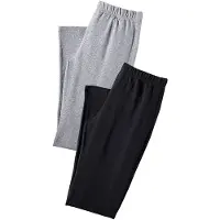 Vivance Active Caprileggings in 1x hellgrau-meliert, 1x schwarz | Gr.: 32/34