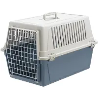 Ferplast Katzentransportbox, kleine mittelgroße Hundetransportbox, Hunde und Kat