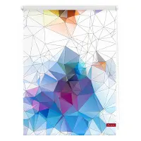 Lichtblick Rollo Klemmfix, ohne Bohren, blickdicht, Grafik - Bunt 100 x 150 cm (B x L