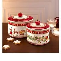 Villeroy & Boch Weihnachts-Gebäckdose Villeroy & Boch Rot