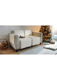 Ibena Plaid Fano Jacquard Kamel-150 x 200 cm