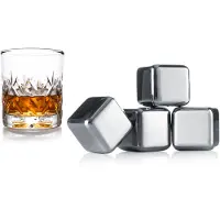 VacuVin Whisky Steine Set/4