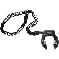 Kryptonite Ring Retractable Whith Chain Plug In Fahrradschloss Für Den Rahmen Schwarz 5.5 x 1200 mm Schwarz 5.5 x 1200 mm