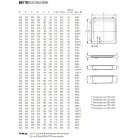 Bette Duschwanne Ultra 1000 x 1000 x 25 mm wei glatt 5940-000