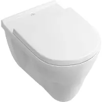 Villeroy & Boch O.novo Flachspülklosett 566210 360x - 560mm wandhängend Abgang waagr. Weiß Alpin ceramicplus - 566210R1