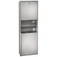 Franke AR Papier-Seifen-Handtuch-Kombi, RODAN, Edelstahl, 408x1145x169 mm, Unterputz