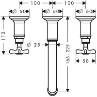 Axor HG 3L WT-Armatur AXOR MONTREUX DN 15 UP f Wd-Mon chr