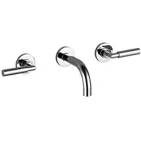 Dornbracht Dornb 3-Loch-WT-Wandbatterie TARA Heb. o AG Ausladung 240mm chrom