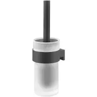 Tiger WC-Bürstenhalter Bold Wandhalterung Stahl Schwarz