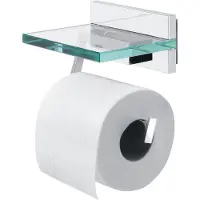 Tiger Toilettenpapierhalter Klappe Safira Edelstahl Glanz
