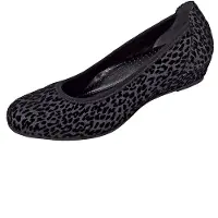 Gabor 02-690 Schuhe Damen Keil Pumps Ballerinas Wedges Weite G , Schuhgröße:41, Farbe:Schwarz