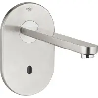 GROHE Eurosmart Cosmopolitan E, Badewanne, Metall, Edelstahl
