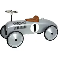 Retro Roller Laufauto Jean, 2 Jahr(e), 4 Rad/Räder, Metall, Silber