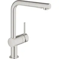 GROHE 30274DC0, Ziehen, Edelstahl, Metall, Hebelgriffe, Einzelbild, 3/8"