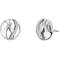 Engelsrufer Damen-Ohrstecker 925er Silber rhodiniert 22 Zirkonia Engelsrufer Silber